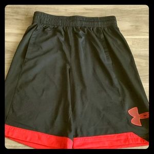 UA MENS BASKETBALL SHORTS